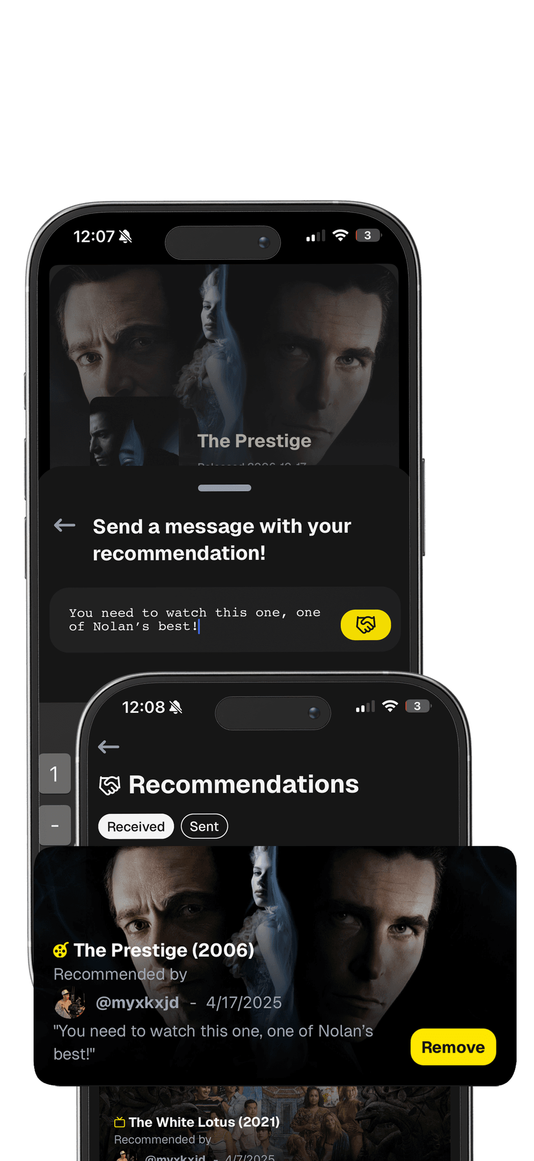 screenshot of bingeable homepage